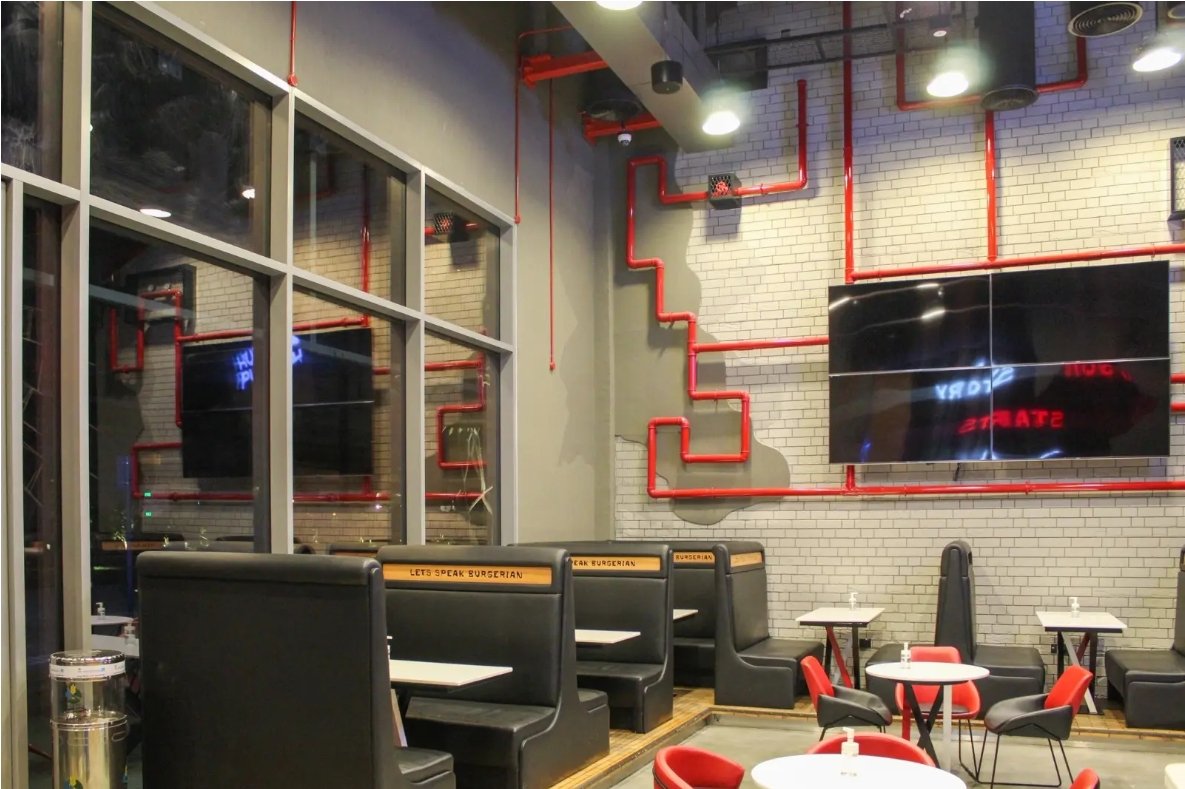 Restaurant Fit Out Dubai Mall | Huff & Puff Restaurant Interior Design UAE